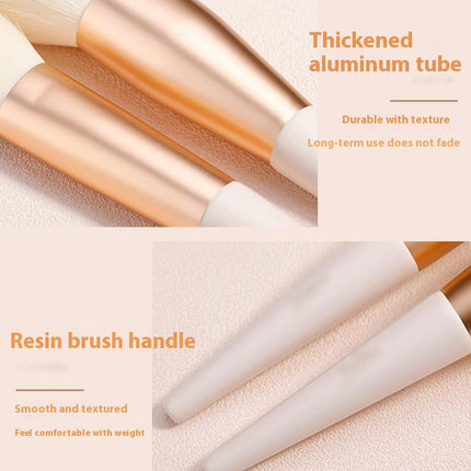 Premium Eye Shadow Eyebrows Concealer Foundation Makeup Brush Travel Makeup Set Cruelty-Free Synthetic Fiber Bristles