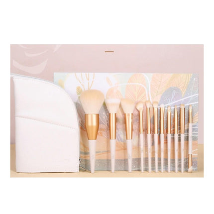 Premium Eye Shadow Eyebrows Concealer Foundation Makeup Brush Travel Makeup Set Cruelty-Free Synthetic Fiber Bristles