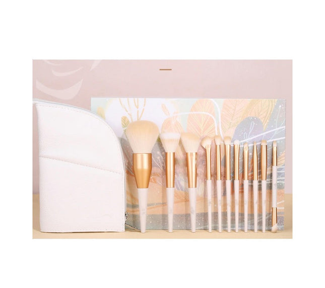 Premium Eye Shadow Eyebrows Concealer Foundation Makeup Brush Travel Makeup Set Cruelty-Free Synthetic Fiber Bristles