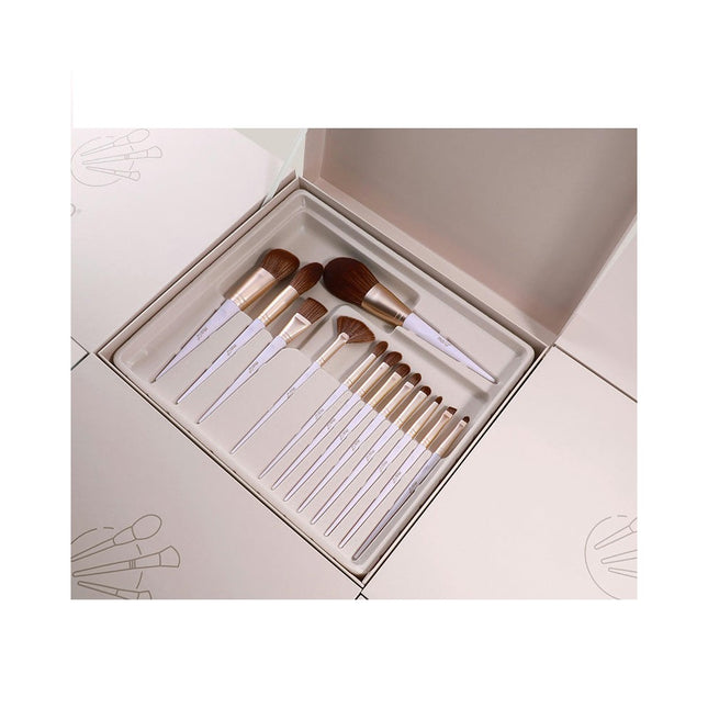 Makeup Brushes With Case Makeup Brush Set Premium Synthetic Foundation Powder Concealers Blending Make Up Brushes