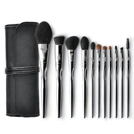 11Pcs Makeup Brushes Set Powder Foundation Blush Contour Concealer Eye Shadow Cosmetic Make Up Brush Tool