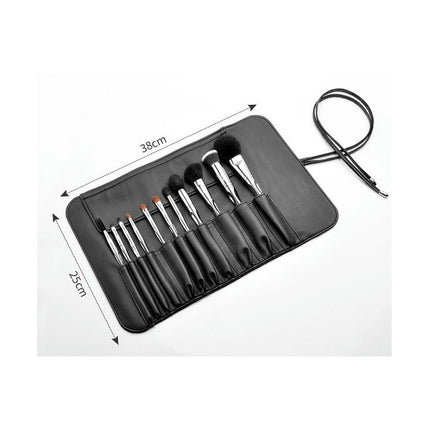 11Pcs Makeup Brushes Set Powder Foundation Blush Contour Concealer Eye Shadow Cosmetic Make Up Brush Tool