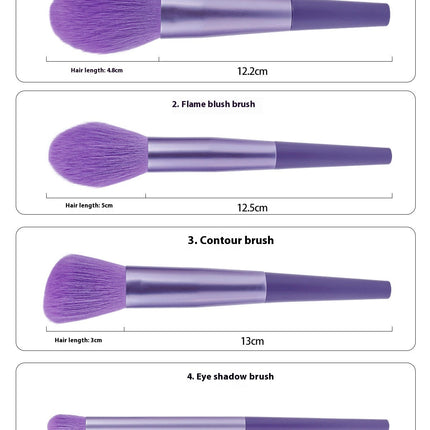 Makeup Brush Sets-11 Pcs Makeup Brushes For Foundation Eyeshadow Eyebrow Eyeliner Blush Powder Concealer Contour