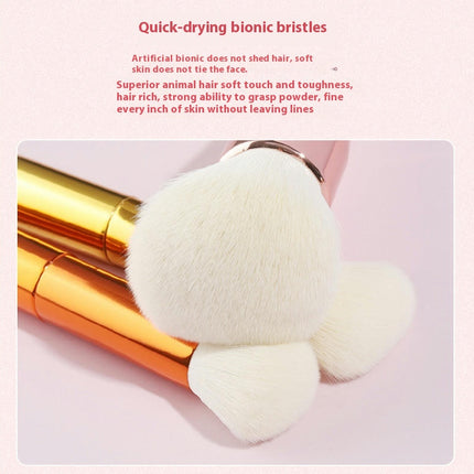 Makeup Brush 9Pieces Handle Makeup Brush for Concealer Foundation Eyeshadow Blush Easy to Carry Foundation Brushes