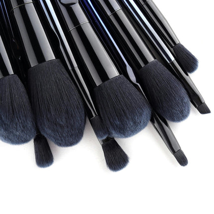 10pcs Makeup Brush Set Premium Synthetic Foundation Powder Concealers Blending Eye Shadows Face Make Up Brushes