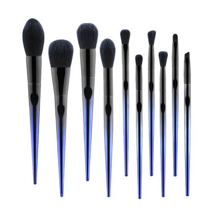 10pcs Makeup Brush Set Premium Synthetic Foundation Powder Concealers Blending Eye Shadows Face Make Up Brushes