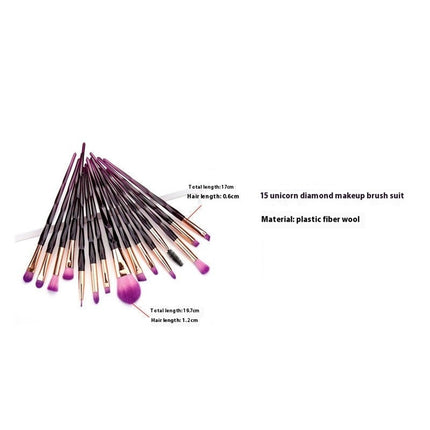 Makeup Brushes Popular Crystal Style Makeup Brush Set, Premium Synthetic Bristles Cosmetic Brush Makeup Tools