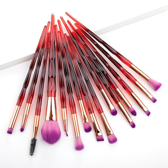 Makeup Brushes Popular Crystal Style Makeup Brush Set, Premium Synthetic Bristles Cosmetic Brush Makeup Tools