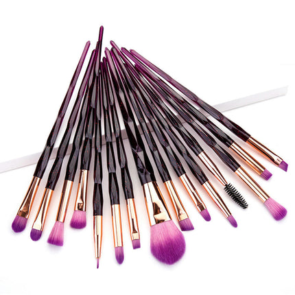 Makeup Brushes Popular Crystal Style Makeup Brush Set, Premium Synthetic Bristles Cosmetic Brush Makeup Tools