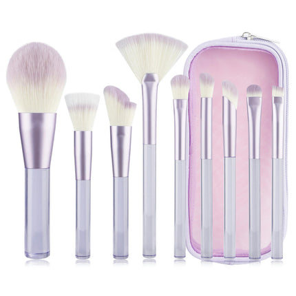 Travel Foundation Eyeshadow Concealers Contouring Blending Brushes Professional Synthetic Bristles Make Up Brushe