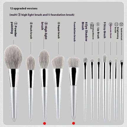 Premium Synthetic Makeup Brush Set with Professional Foundation Brushes Professional Face Powder Blending Brush Kit