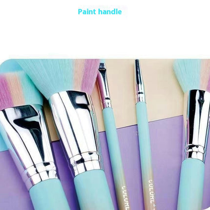 10 Pcs Makeup Brushes Bucket Set Eyeshadow Brushes Handle Beauty Tools Makeup Brushes Travel  Make Up  Brush