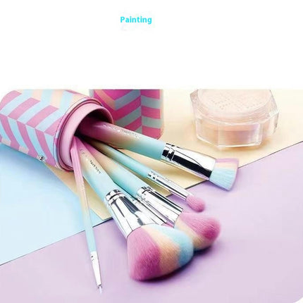 10 Pcs Makeup Brushes Bucket Set Eyeshadow Brushes Handle Beauty Tools Makeup Brushes Travel  Make Up  Brush