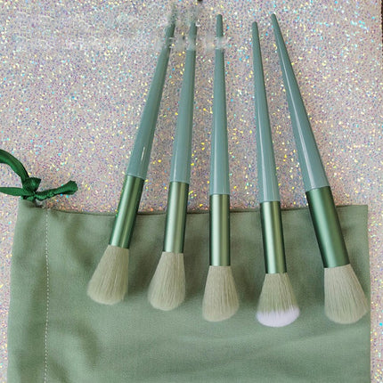 13 Pcs Makeup Brushes Set with Bag, Premium Synthetic Powder Blush Concealers Eye Shadow Eyeliner Make Up Brushes