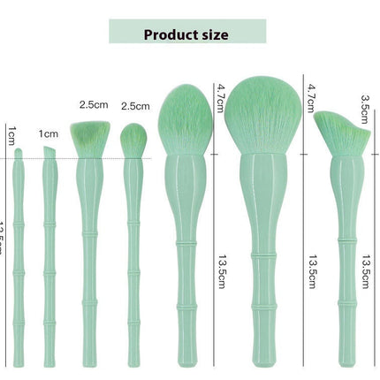 2 in 1 Makeup Brush Set Or Foundation Blending Blush Concealer Eye Shadow Cruely-Free Synthetic Fiber Bristles