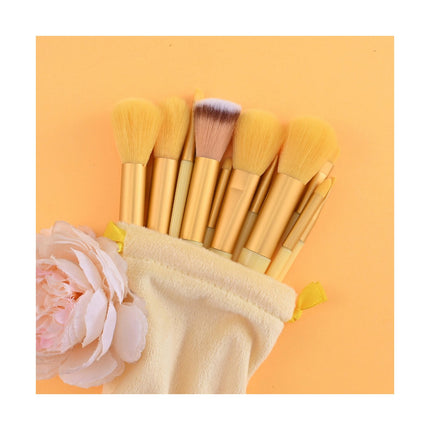 13 Pcs Makeup Brushes Set Foundation Powder Concealer Blush Eyebrow Brush Make Up Brush Set With Cloth Bag