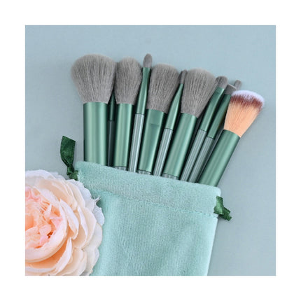 13 Pcs Makeup Brushes Set Foundation Powder Concealer Blush Eyebrow Brush Make Up Brush Set With Cloth Bag