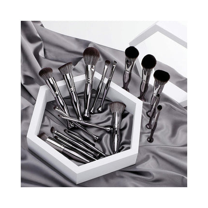 12 Pcs Upright Professional Makeup Brush Set Perfect for Makeup Enthusiasts & Professionals ,Travel Blending Makeup Brush Set