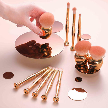 11 PCs Makeup Brushes Premium Synthetic Concealers Foundation Powder Eye Shadows Makeup Brushes Sets