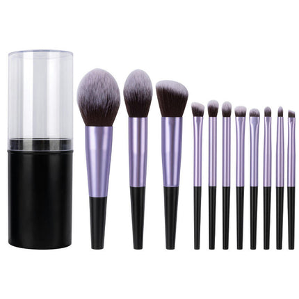 Make Up Brushes Set With Storage Bucket 11PCS Professional Makeup Brush Set For Foundation Powder and Eyeshadow