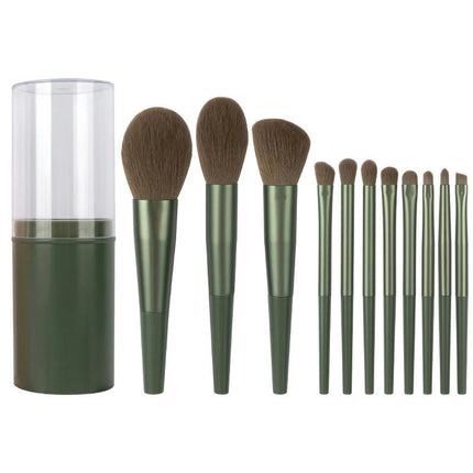 Make Up Brushes Set With Storage Bucket 11PCS Professional Makeup Brush Set For Foundation Powder and Eyeshadow