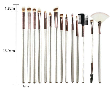 Makeup Brushes with 4 Pcs Powder Puff  Professional Face Powder Eye Make Up Brushes Set Cosmetic Brushes