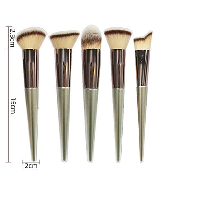 Makeup Brushes with 4 Pcs Powder Puff  Professional Face Powder Eye Make Up Brushes Set Cosmetic Brushes