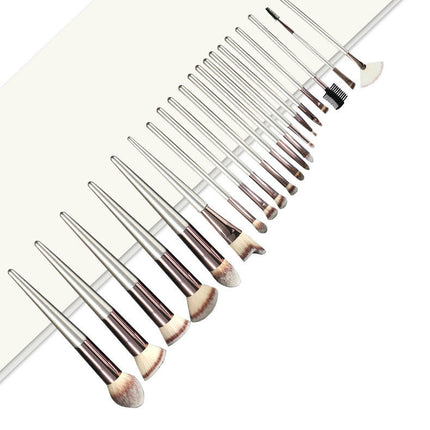 Makeup Brushes with 4 Pcs Powder Puff  Professional Face Powder Eye Make Up Brushes Set Cosmetic Brushes