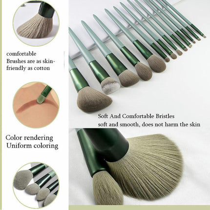 Makeup Brushes 13 Pcs Makeup Kit,Foundation Brush Eyeshadow Brush Make up Brushes Set With Cleaning Brush