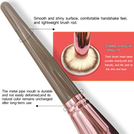 15Pcs Makeup Brush Set Foundation Brush Blending Brush Synthetic Hair Powder Brushes Fan Brushes  Eye Brushes Set with Bag