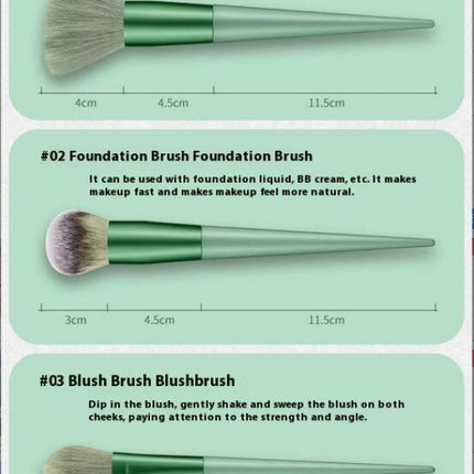 13 Pcs Makeup Brushes Makeup Brushes Set Premium Synthetic Powder Blush Concealers Shadow Make Up Brushes With A Makeup Bag