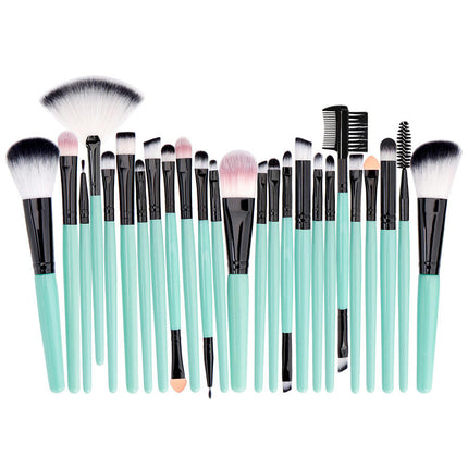 25Pcs Makeup Brush Set Foundation Eyeshadow Blush Brush Blending Concealers Face Powder Eye Make Up Brushes Comes