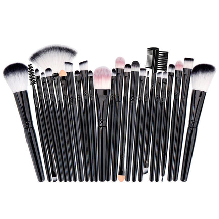 25Pcs Makeup Brush Set Foundation Eyeshadow Blush Brush Blending Concealers Face Powder Eye Make Up Brushes Comes