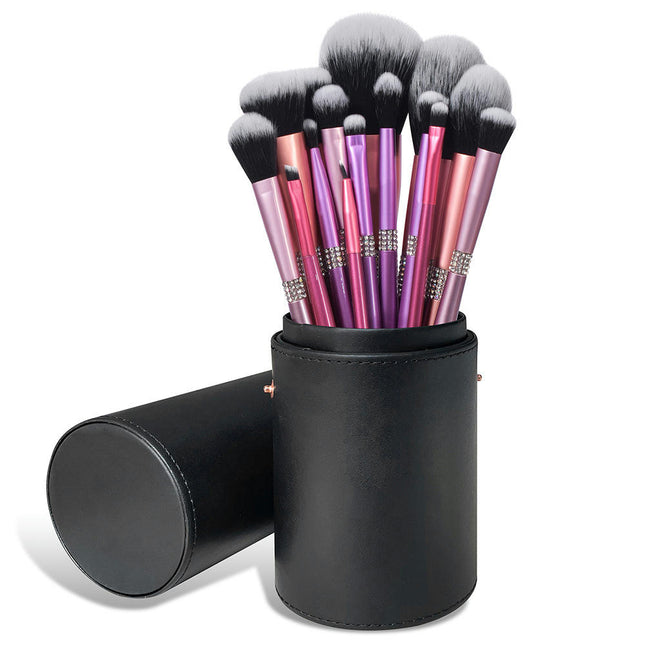 Makeup Brush Set 15 Pieces Ultra Soft With Travel Pouch Makeup Brush Set Foundation Contour Blush Highlighter