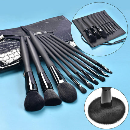 9/10 Pcs Ultra Soft Makeup Brushes Sets Small Waist Makeup Brush Set With Bag Foundation Brush Makeup Kit