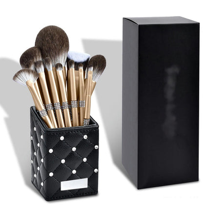 12 Pcs Ultra Soft  Makeup Brushes Sets  - with Foundations Powder Blush Contour Brush Sets With Bag