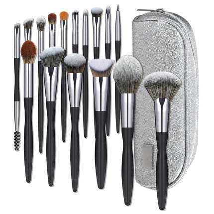 16 Sexy Small Waist Makeup Brush Set - Essential Makeup Brush Set Includes Foundation Contour Concealer Concealer Brus