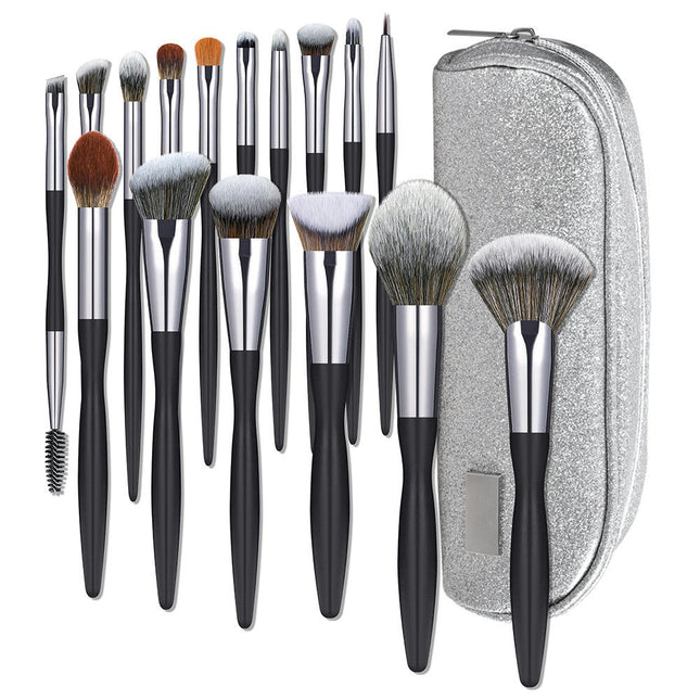 16 Sexy Small Waist Makeup Brush Set - Essential Makeup Brush Set Includes Foundation Contour Concealer Concealer Brus