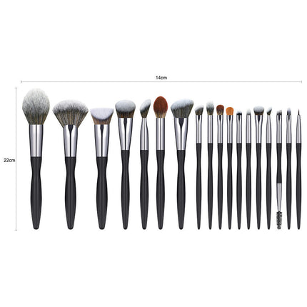 16 Sexy Small Waist Makeup Brush Set - Essential Makeup Brush Set Includes Foundation Contour Concealer Concealer Brus