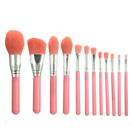 Makeup Brush Set Foundation Powder Concealers Eye Shadows Makeup Set 12 Pcs Mini Makeup Brushes