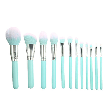 Makeup Brush Set Foundation Powder Concealers Eye Shadows Makeup Set 12 Pcs Mini Makeup Brushes