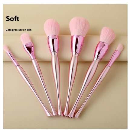 10 Pcs Slim Waist Makeup Brush Set Professional Makeup Brush Set Premium Synthetic Makuk Up Brushes Set