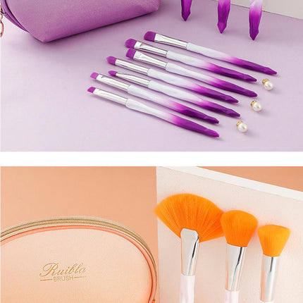 Gradient Makeup Brushes and Makeup Sets Makeup Brush Set Natural Synthetic Eyeshadow Foundation Makeup Brush Set