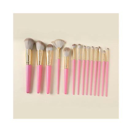 14 Pcs Makeup Brush Set Professional Cheap Eyeshadow Foundation Blush Contour Makeup Kit Cosmetic Brushes