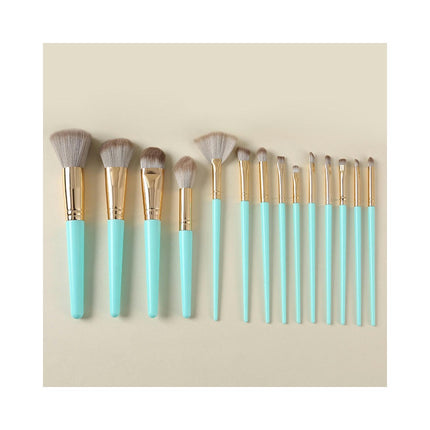 14 Pcs Makeup Brush Set Professional Cheap Eyeshadow Foundation Blush Contour Makeup Kit Cosmetic Brushes