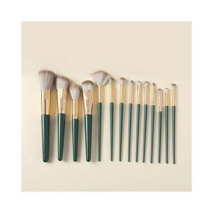 14 Pcs Makeup Brush Set Professional Cheap Eyeshadow Foundation Blush Contour Makeup Kit Cosmetic Brushes