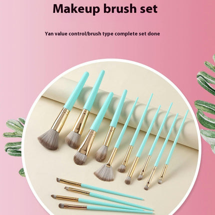 14 Pcs Makeup Brush Set Professional Cheap Eyeshadow Foundation Blush Contour Makeup Kit Cosmetic Brushes