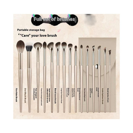 Eyeshadow Brush Set Premium Vegan Synthetic  Blending Concealers Eyebrow Eyeliner Professional Make Up Brushes Set