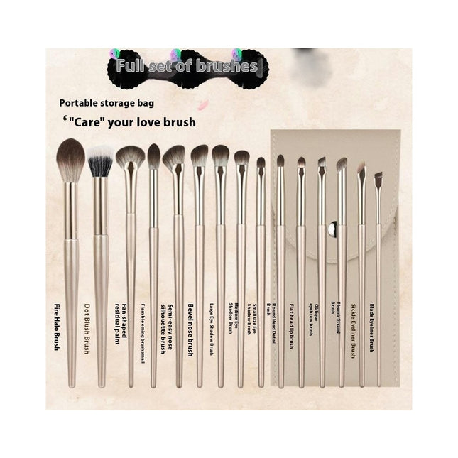 Eyeshadow Brush Set Premium Vegan Synthetic  Blending Concealers Eyebrow Eyeliner Professional Make Up Brushes Set