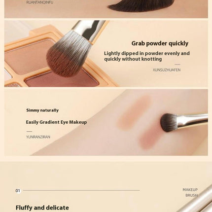 Eyeshadow Brush Set Premium Vegan Synthetic  Blending Concealers Eyebrow Eyeliner Professional Make Up Brushes Set